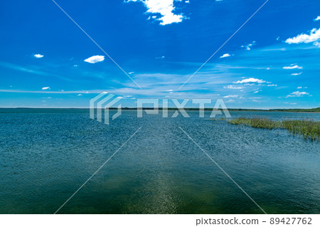 Landscape view of Sniardwy lake in Poland. Landscape view of Sniardwy lake in Poland. 89427762