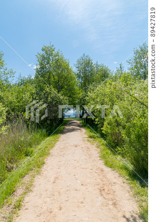 Path to the Sniardwy lake. Path to the Sniardwy lake. 89427819