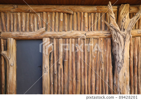 Brown wood texture background coming from natural tree. The wooden panel has a beautiful dark pattern, fence texture Brown wood texture background coming from natural tree. The wooden panel has a beautiful dark pattern, fence texture 89428201