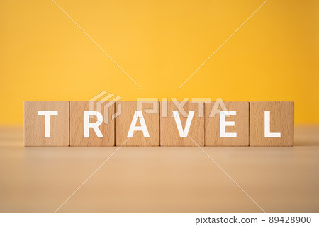 Image of travel | Building blocks with "TRAVEL" written on them 89428900