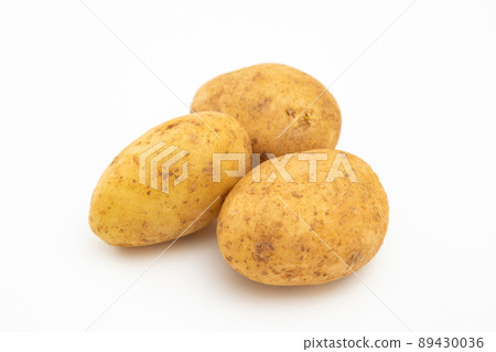 New potato white background New potato white background 89430036