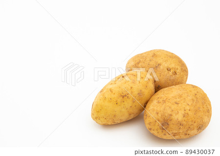 New potato white background New potato white background 89430037