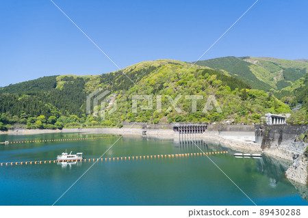 奧多摩湖(取自大河內水壩) 奧多摩湖(取自大河內水壩) 89430288