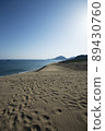 Morning view of Tottori Sand Dunes 89430760