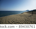 Morning view of Tottori Sand Dunes 89430761