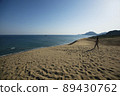Morning view of Tottori Sand Dunes 89430762