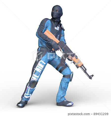 Masked soldier 89431209