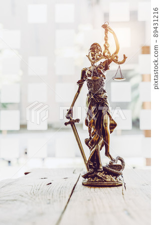 The Statue of Justice - lady justice or Iustitia / Justitia the Roman goddess of Justice The Statue of Justice - lady justice or Iustitia / Justitia the Roman goddess of Justice 89431216