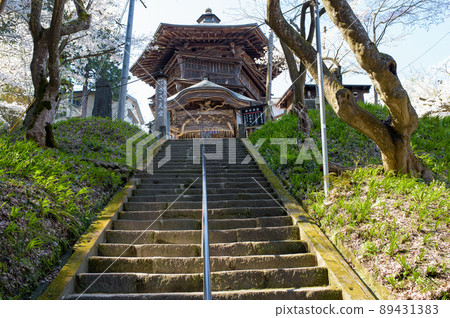 Spring Aizu Sazae Temple Fukushima Prefecture Spring Aizu Sazae Temple Fukushima Prefecture 89431383