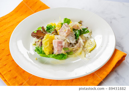Marinated sea bream 89431882