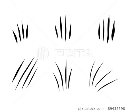 animal scratches set - Stock Illustration [89432398] - PIXTA