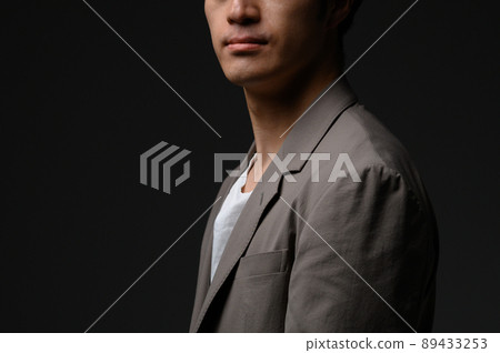Casual man portrait faceless cool Casual man portrait faceless cool 89433253
