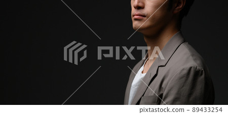 Casual man portrait faceless cool Casual man portrait faceless cool 89433254
