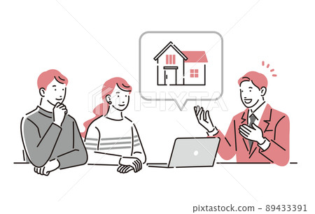 人 指導房地產的商務人士男性 89433391