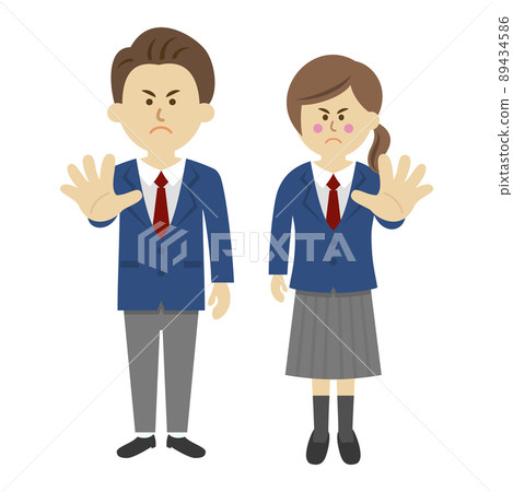 拒絕的學生的插圖圖像 拒絕的學生的插圖圖像 89434586