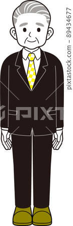 Senior man in a suit Senior man in a suit 89434677