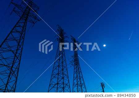 Tower and Moon 89434850