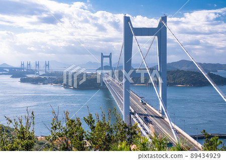 << Okayama Prefecture >> At Seto Ohashi Bridge and Mt. 89434929