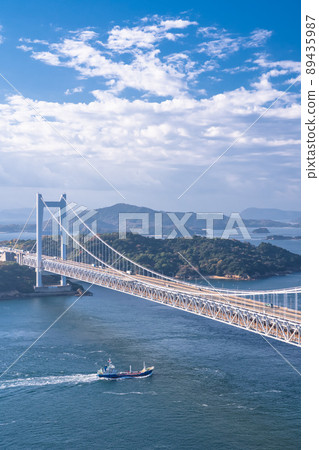 << Okayama Prefecture >> At Seto Ohashi Bridge and Mt. 89435987