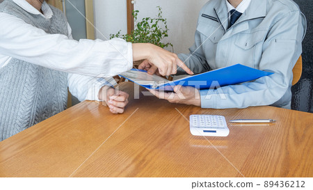 Visit consultation image | Construction / construction company / construction shop / remodeling / quotation Visit consultation image | Construction / construction company / construction shop / remodeling / quotation 89436212