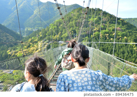 Scenery of Tanize Suspension Bridge 89436475
