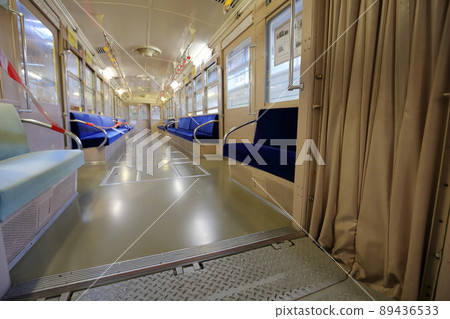 Yellow train (Retro Denshakan Subway Type 100, No. 107, Nisshin City, Aichi Prefecture) Yellow train (Retro Denshakan Subway Type 100, No. 107, Nisshin City, Aichi Prefecture) 89436533