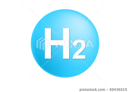 Hydrogen illustration 89436819