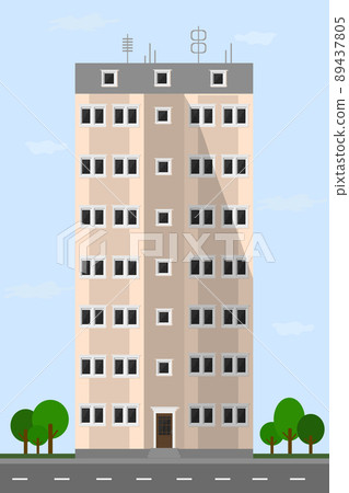 multi-storey panel apartment buildings in the city multi-storey panel apartment buildings in the city 89437805