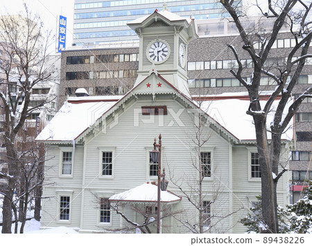 札幌鐘樓冬天 89438226