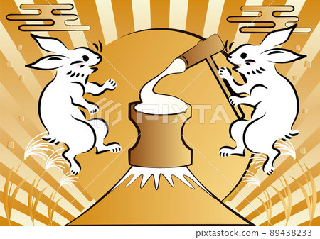 框架秋天十五夜中秋 明月月見浮世繪 日本繪畫 Usagi Mochitsuki 空間背景插圖 框架秋天十五夜中秋 明月月見浮世繪 日本繪畫 Usagi Mochitsuki 空間背景插圖 89438233