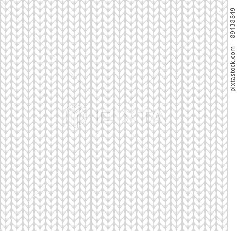 簡單針織面料無縫圖案（白色） 89438849