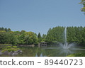 Fountain in Utsunomiya Central Park 89440723