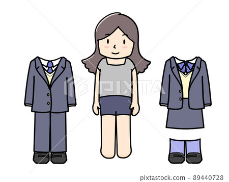 女學生可選擇的校服 89440728