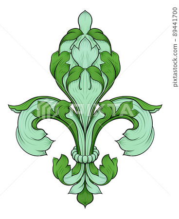 Fleur De Lis Flower Heraldry Lily Floral Crest 89441700