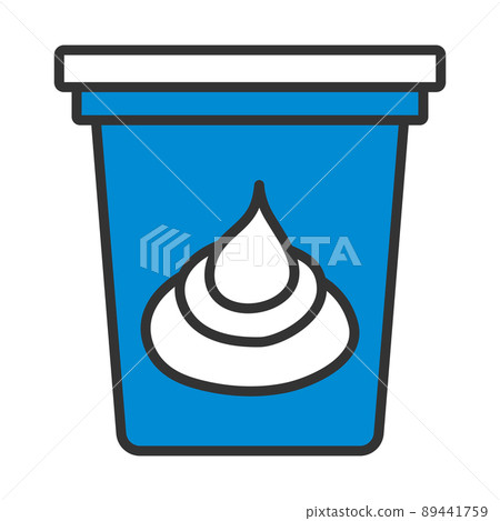 Sour Cream Icon Sour Cream Icon 89441759