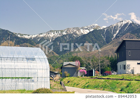 Road Station Hiyoshi Kiso Koma Kogen Central Alps 89442053