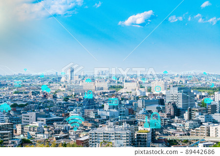 Cityscape IoT image Cityscape IoT image 89442686