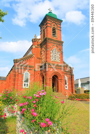 [長崎縣]天氣晴朗的田平天主教堂 89446160