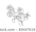 Bouquet of roses 89447618