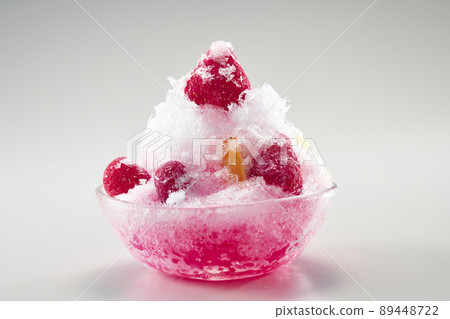 Sweet and cold strawberry shaved ice Sweet and cold strawberry shaved ice 89448722