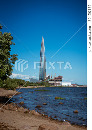 beautiful tall building on the coast of the bay beautiful tall building on the coast of the bay 89450575