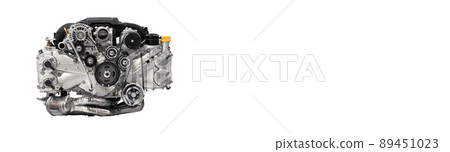 New generation car engine consuming less fuel 89451023