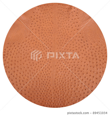 Background from a ostrich genuine leather brown 89451034