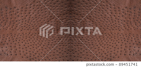 Background from a ostrich genuine leather brown Background from a ostrich genuine leather brown 89451741