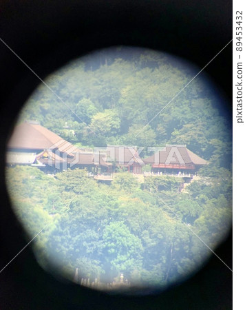[Kyoto] Kiyomizu-dera-View through the telescope of Kyoto Tower- 89453432