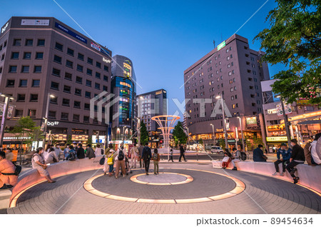 Tokyo cityscape of Japan The front of Otsuka station is a makeover. Overlooking the renewed Otsuka Station North Exit Station Square 89454634