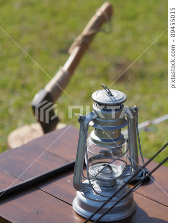 Lantern and hatchet 89455015