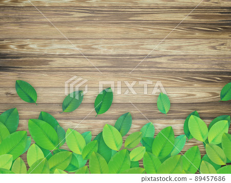 若葉背景素材 若葉背景素材 89457686