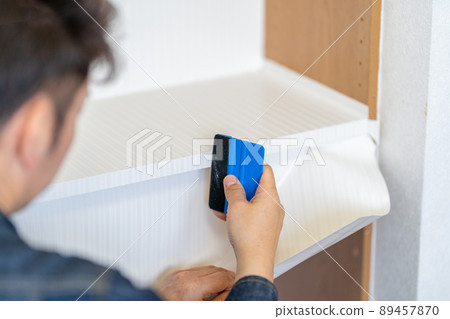 Remodeling DIY printing decorative film construction Dyknock sheet 89457870