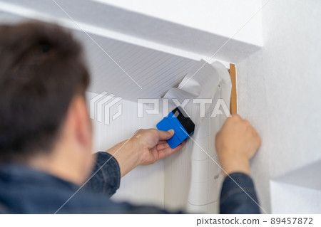 改造DIY印刷裝飾膜施工Dyknock板材 89457872